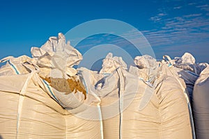 Big bags of Baltic sea sand
