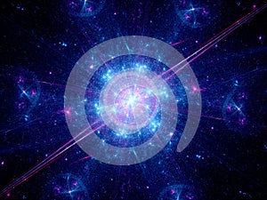 Big bang in space