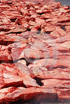 Big Barbecue Vacio Cow meat