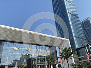 Big Bay Canton Guangdong China Zhuhai Hengqin Haoyitianlan Hao Yi Tian Lan Commercial Residence Apartment Shopping Mall Macau