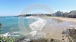 Big Beach or Grande Plage in Biarritz