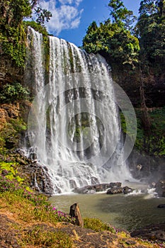 Big beautiful waterfall