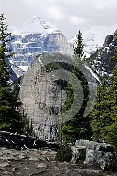 Big Beehive and Mount Lefroy