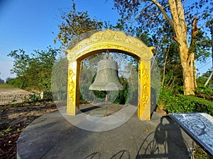 Big Bell Hanging Lumbini Nepal