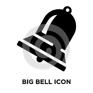 Big Bell icon vector isolated on white background, logo concept