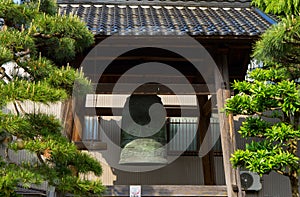 Big Bell at Takaoka Great Buddha & x28;Daibutsu& x29; temple, Toyama prefe