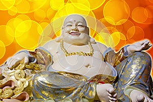 Big Belly Maitreya Happy Laughing Buddha Statue photo