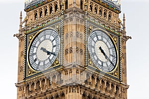Big Ben Clock Faces, London, England