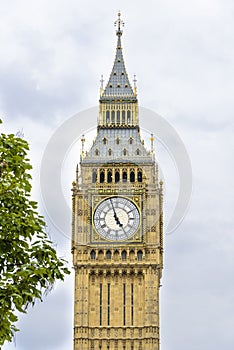 Big Ben (clock tower) in London