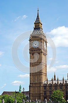 Big ben clock tower london england