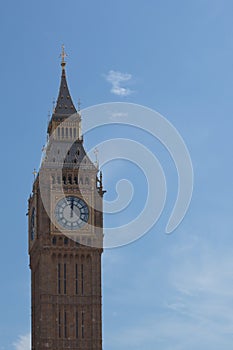 Big Ben Clock Tower in London, UK