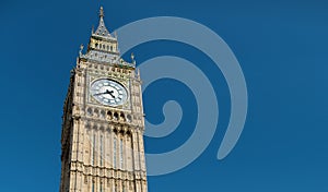 Big Ben great clock tower in London