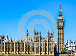 Big Ben and House of Parliament in London