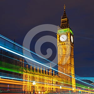 Big Ben and house of parliament at twilight, London