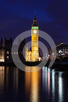 Big Ben and house of parliament at twilight, London