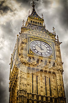 The Big Ben, Houses of Parliament, London