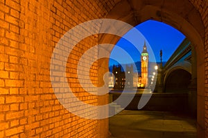 Big Ben and the Houses of the Parliament in London, England photo