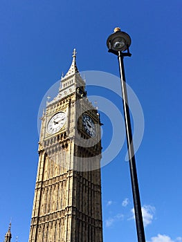 Big Ben and Houses of Parliament in London, UK.