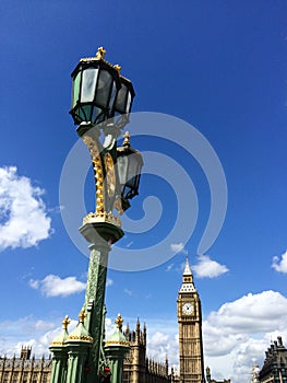 Big Ben and Houses of Parliament in London, UK.