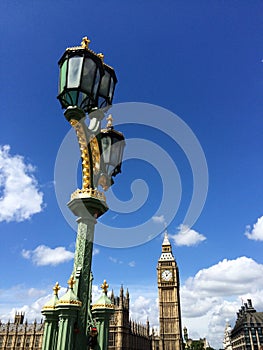 Big Ben and Houses of Parliament in London, UK.