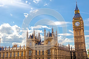 Big Ben and Houses of Parliament, London, UK