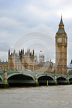 Big Ben and Houses of Parliament, London, UK