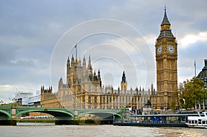 Big Ben and Houses of Parliament, London, UK