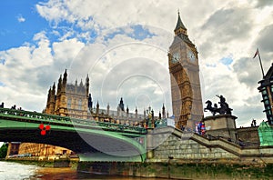 Big Ben and Houses of Parliament, London, UK