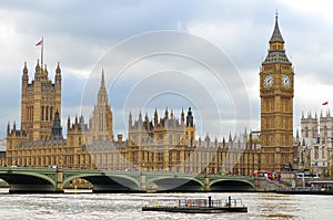 Big Ben and Houses of Parliament, London, UK