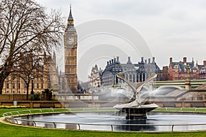 Big ben and Houses of parliament on long exposure