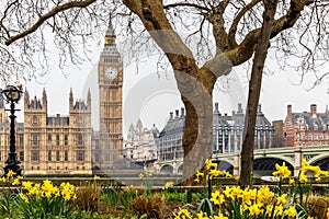 Big ben and Houses of parliament on long exposure