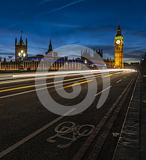 Big Ben and Houses of Parliament at Night, London