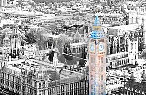 Big Ben iconic clock of London