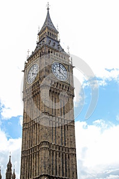 The Big Ben in London, England. Sightseeing, Holiday.