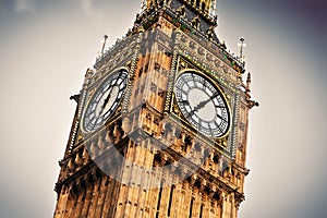 Big Ben, London, England, the UK.