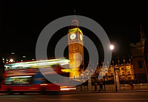 Big Ben at night