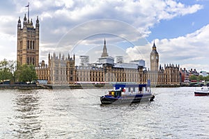 Big Ben and the Palace of Westminster in London