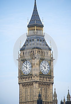 Big Ben in the sun