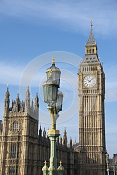 Big Ben in the sun