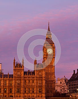 Big Ben sunset