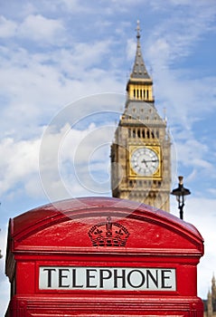 Big Ben and telephone box