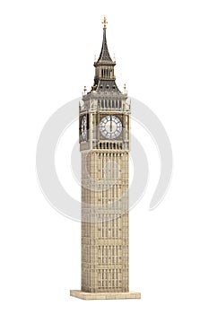 Big Ben Tower the architectural symbol of London, England and Gr photo