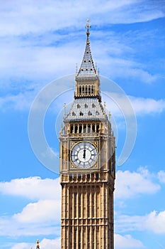 Big Ben tower in London UK