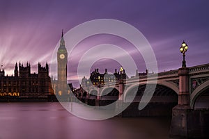 Big Ben at twilight London