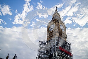 Big Ben Under Construction