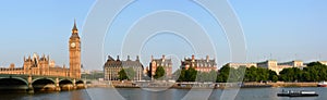 Big Ben & Victoria Embankment Panorama