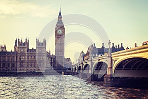 Big Ben and Westminster Bridge