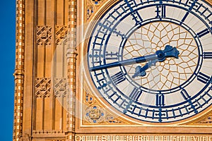 Big Ben and Westminster bridge in London