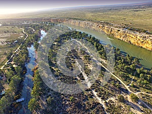 Big Bend on Murray River near Nildottie