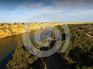 Big Bend on Murray River near Nildottie